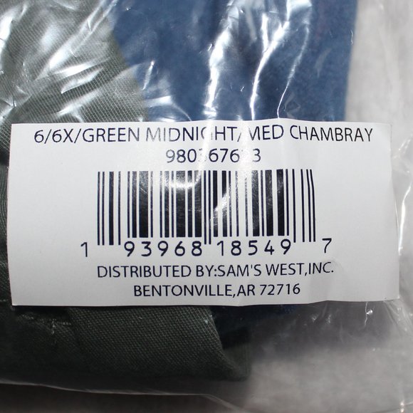 Members Mark Woven Shorts Girl's 6/6x - Picture 7 of 8